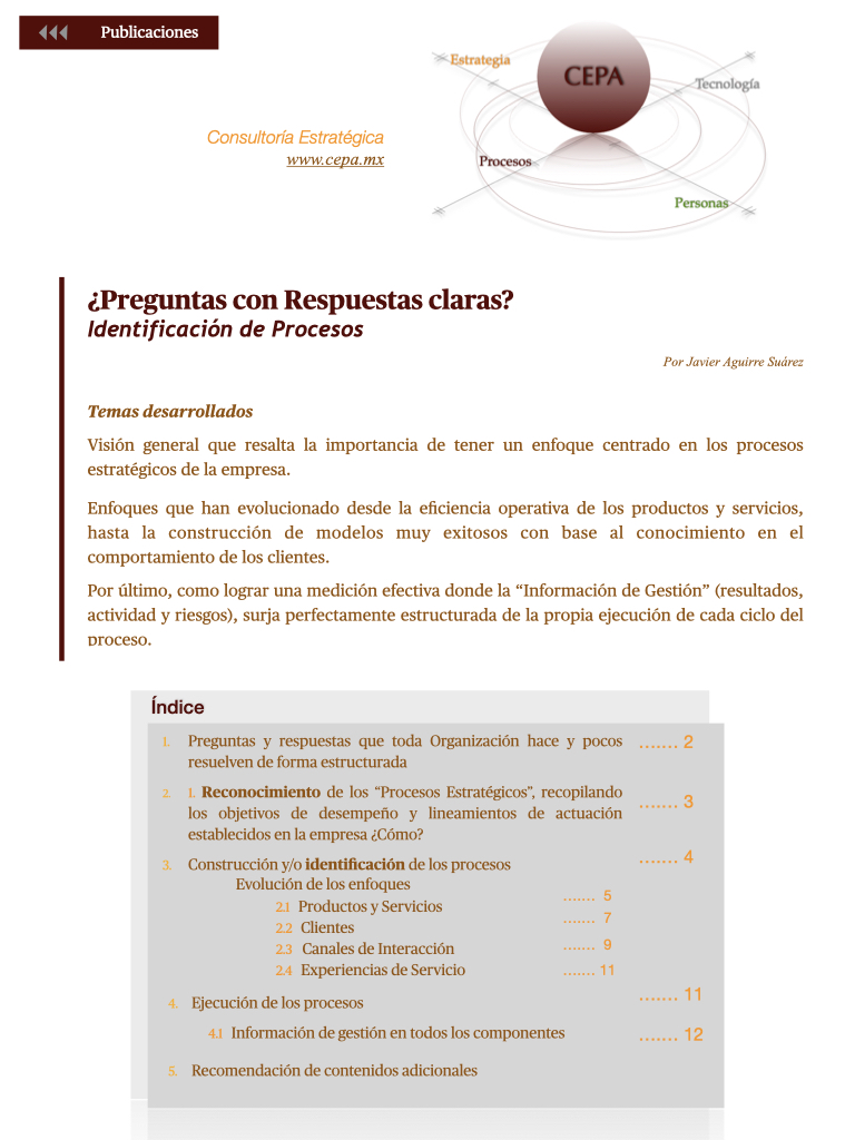 ¿Preguntas y Respuestas&nbsp;Claras?